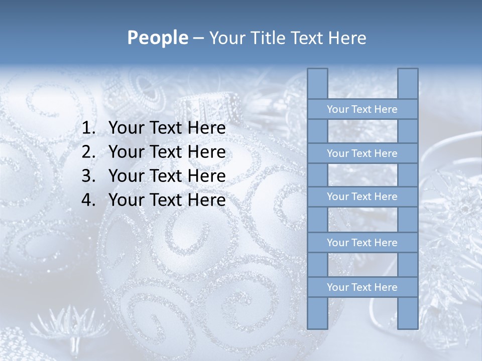Reflection Holiday Detail PowerPoint Template