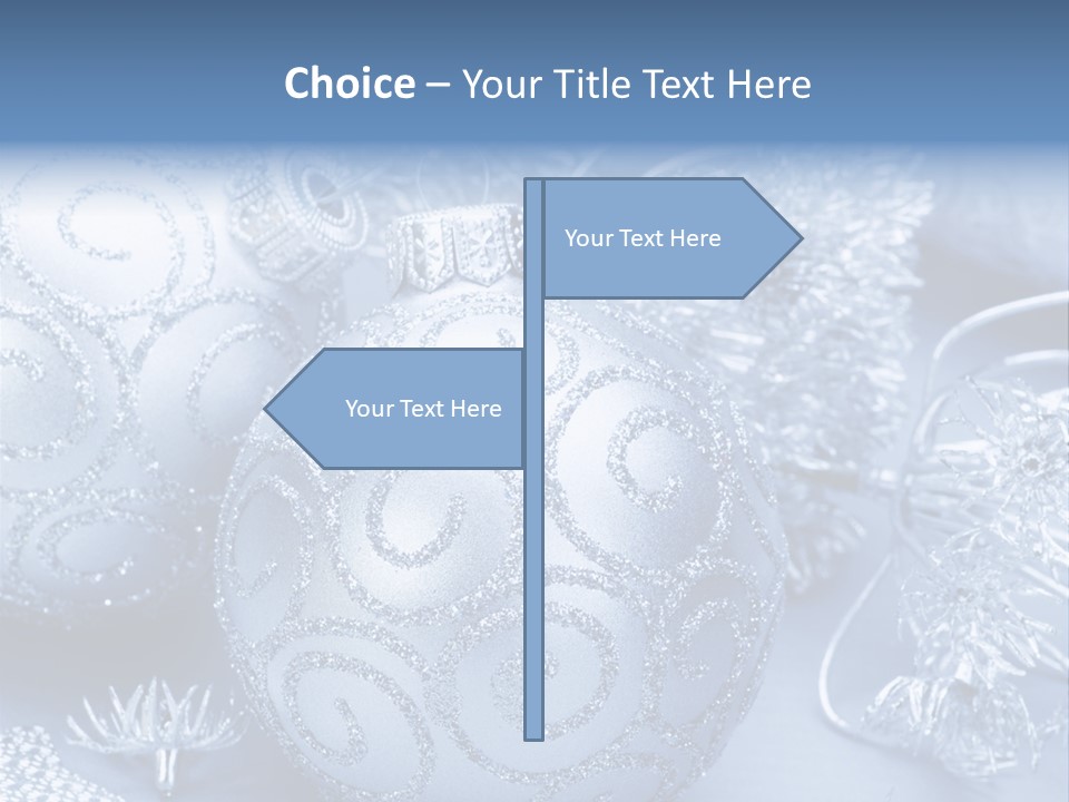Reflection Holiday Detail PowerPoint Template
