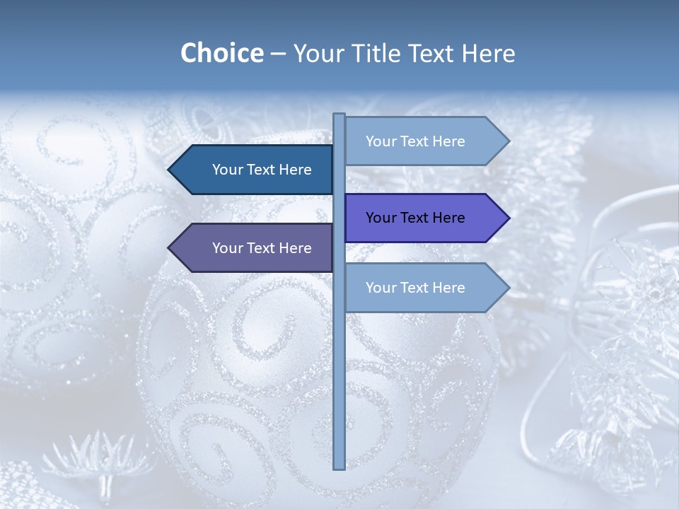 Reflection Holiday Detail PowerPoint Template