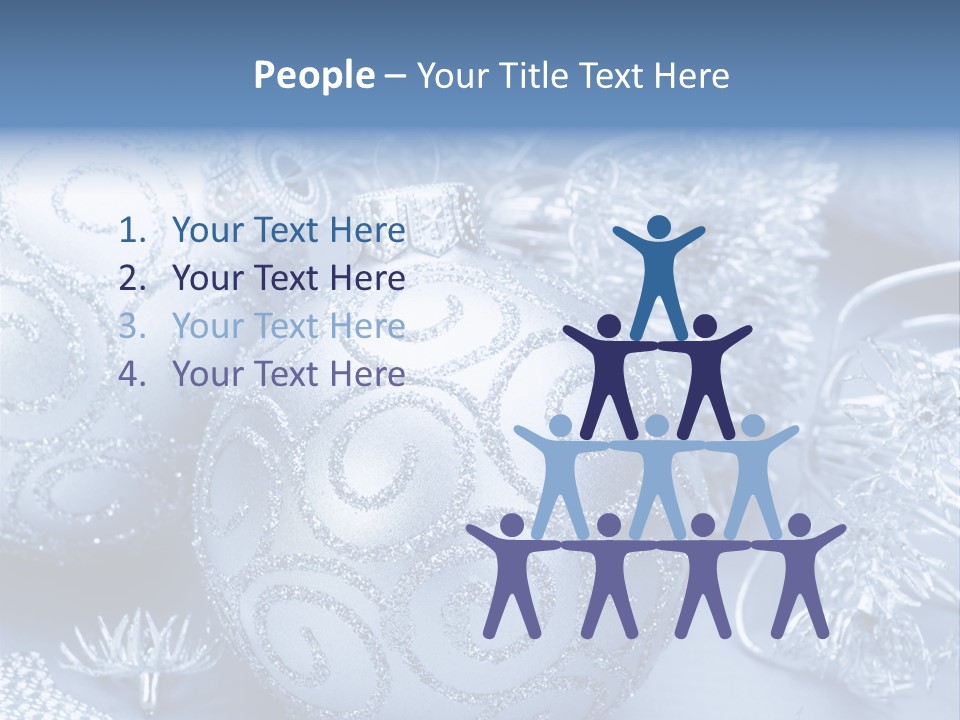 Reflection Holiday Detail PowerPoint Template