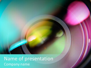 Graphic Designer Photography PowerPoint Template