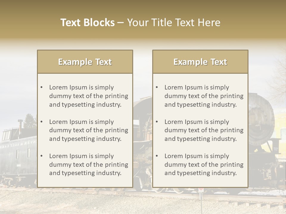 Steam Engine PowerPoint Template