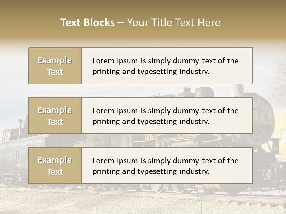 Steam Engine PowerPoint Template