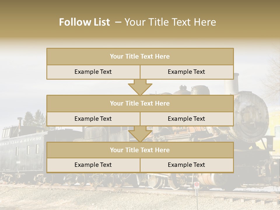 Steam Engine PowerPoint Template
