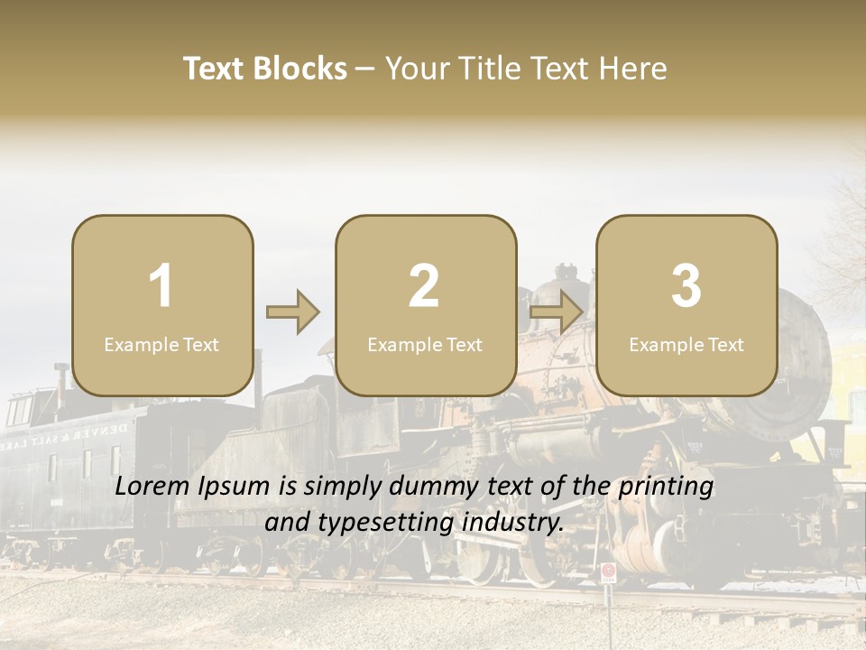 Steam Engine PowerPoint Template