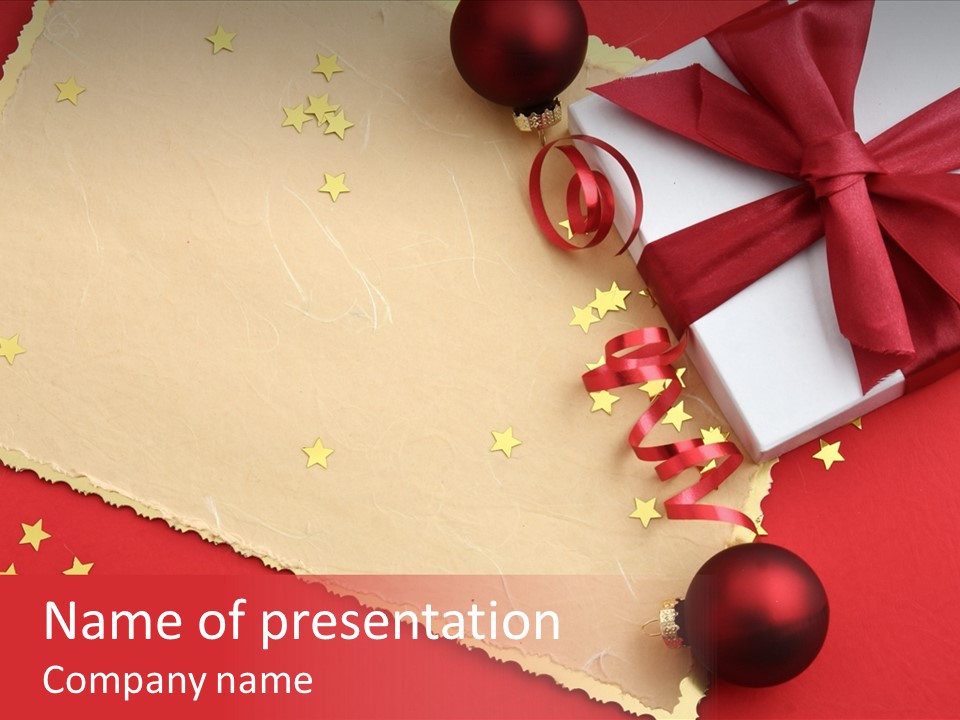 Christmas Cards PowerPoint Template