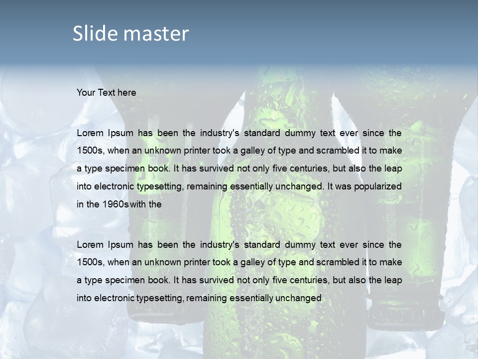 Cold Beer PowerPoint Template