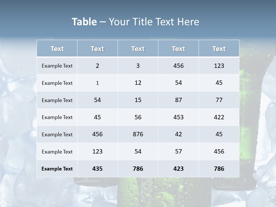 Cold Beer PowerPoint Template