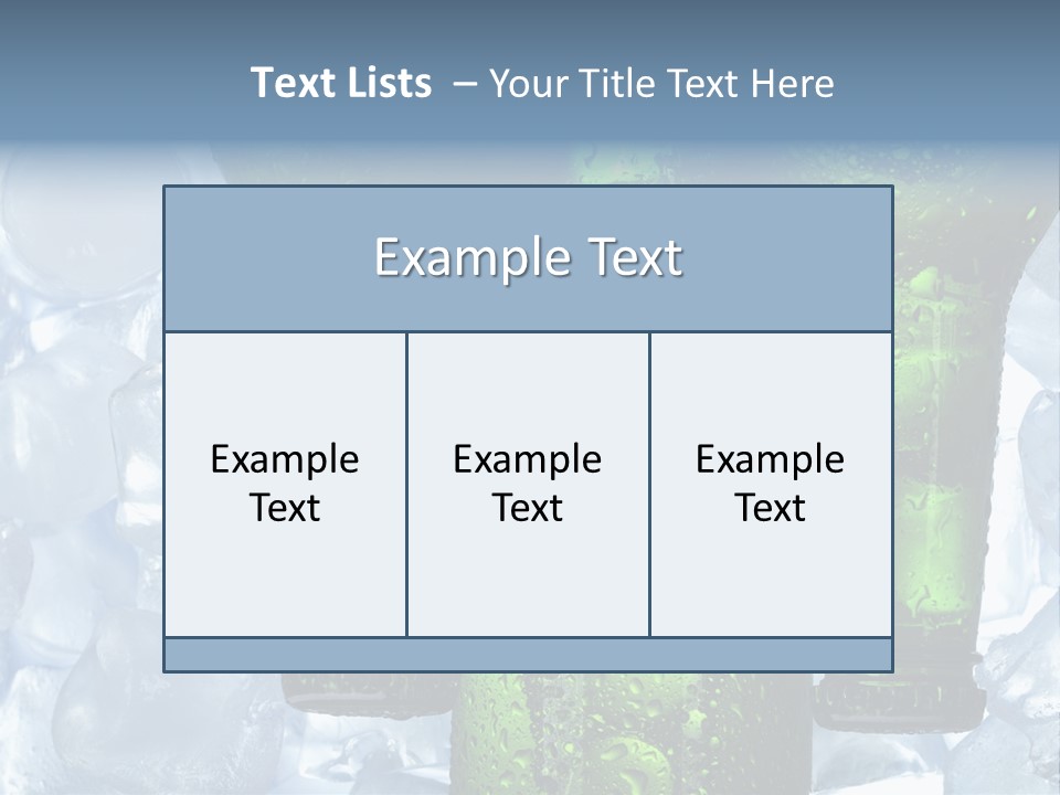 Cold Beer PowerPoint Template