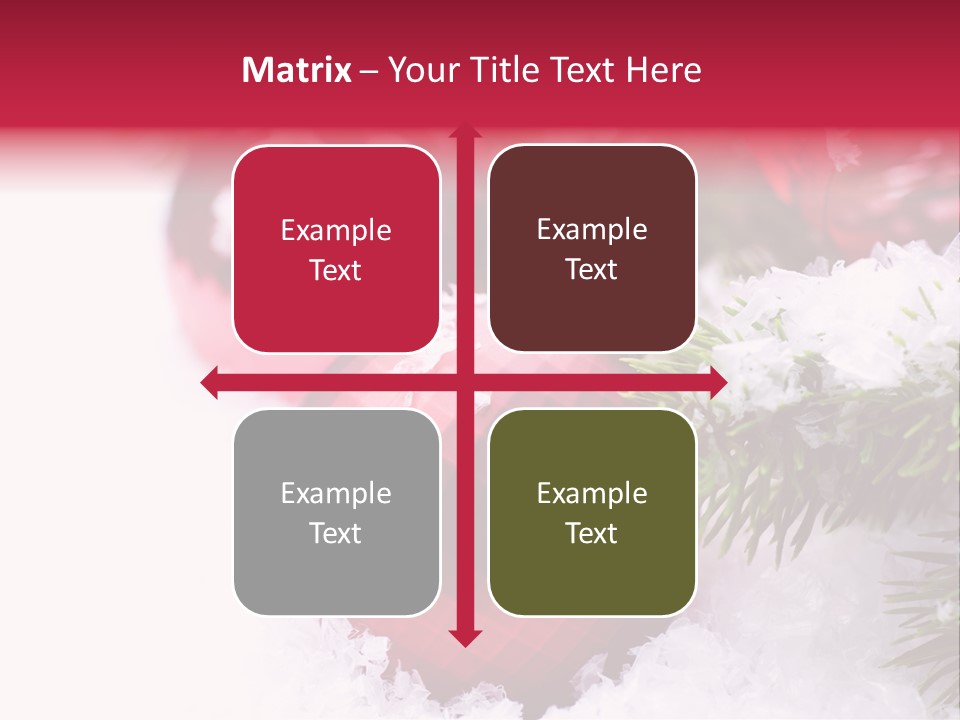Space Miracle Flake PowerPoint Template