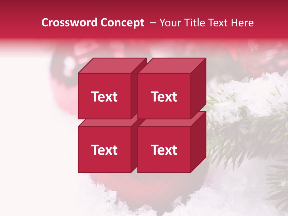 Space Miracle Flake PowerPoint Template