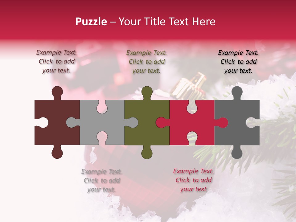 Space Miracle Flake PowerPoint Template