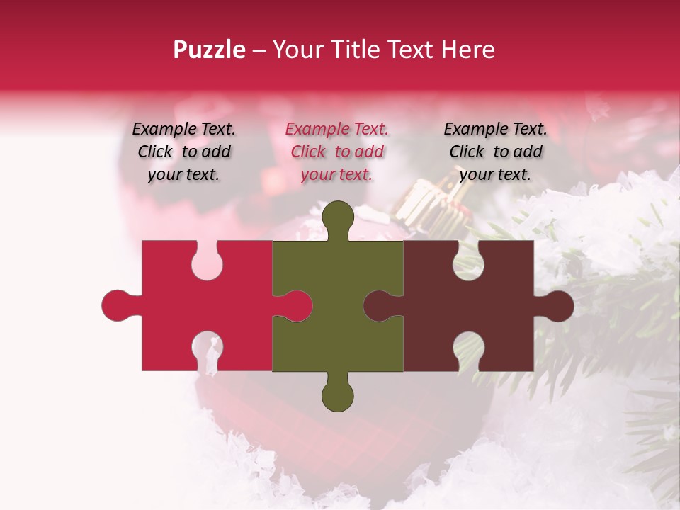 Space Miracle Flake PowerPoint Template