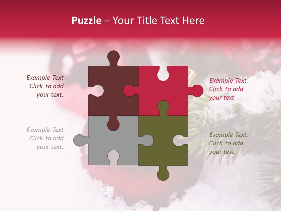 Space Miracle Flake PowerPoint Template