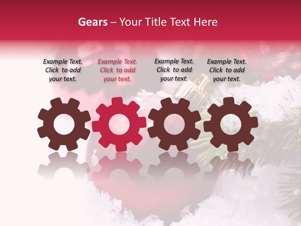 Space Miracle Flake PowerPoint Template