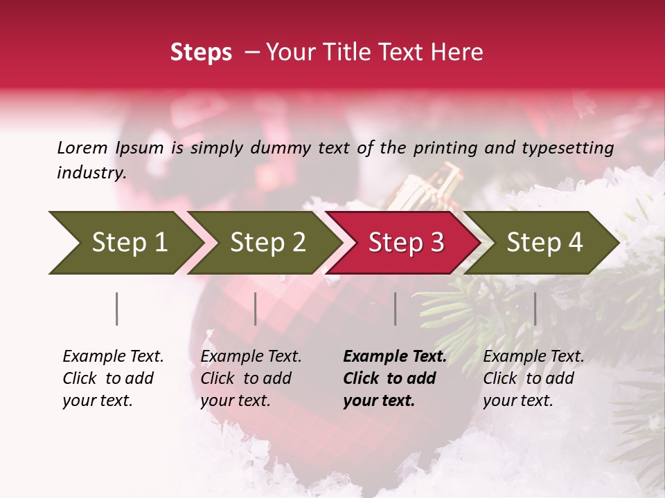 Space Miracle Flake PowerPoint Template