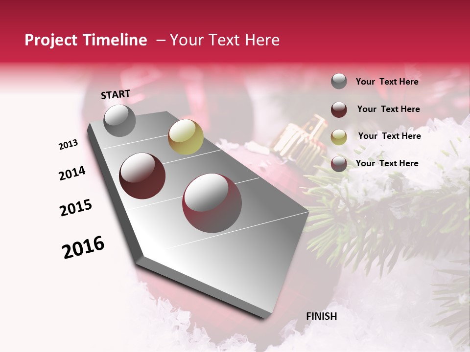 Space Miracle Flake PowerPoint Template