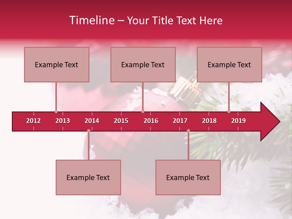 Space Miracle Flake PowerPoint Template