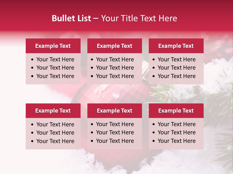 Space Miracle Flake PowerPoint Template