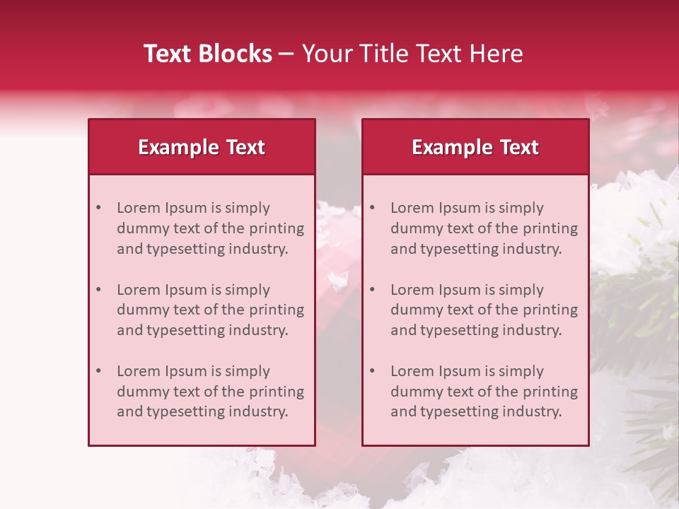 Space Miracle Flake PowerPoint Template