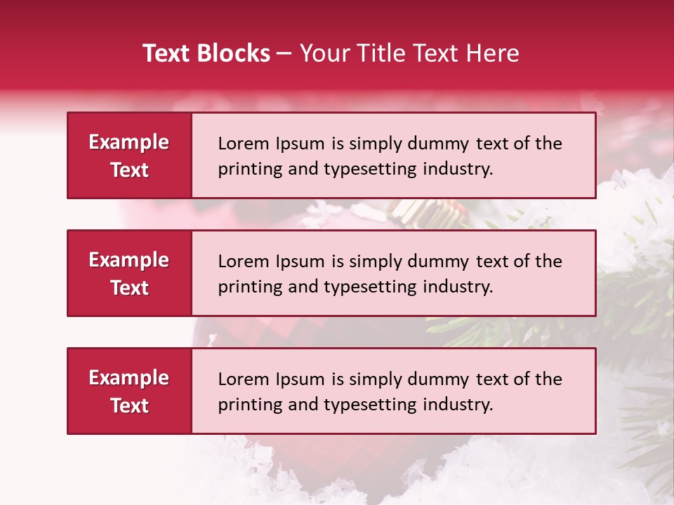 Space Miracle Flake PowerPoint Template