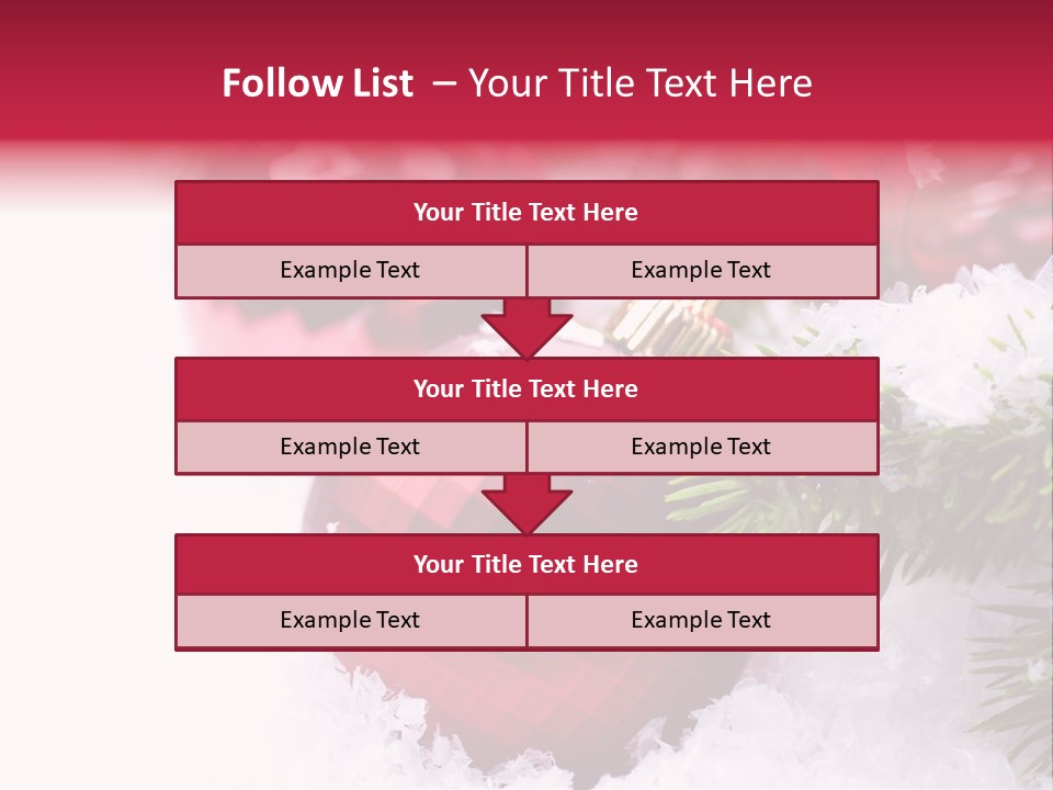Space Miracle Flake PowerPoint Template