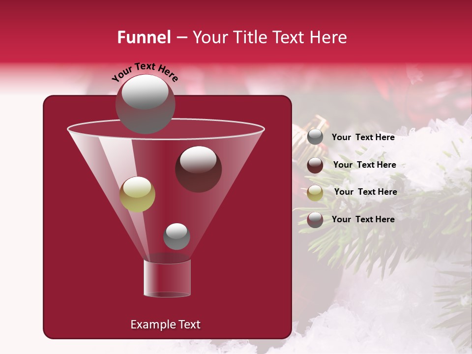 Space Miracle Flake PowerPoint Template