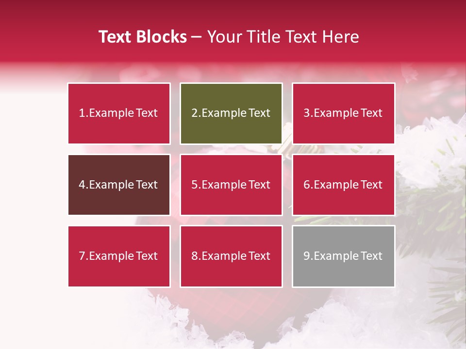 Space Miracle Flake PowerPoint Template