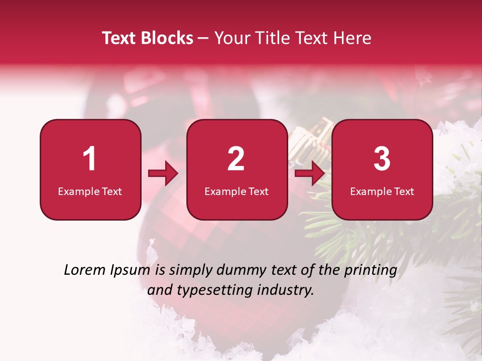 Space Miracle Flake PowerPoint Template