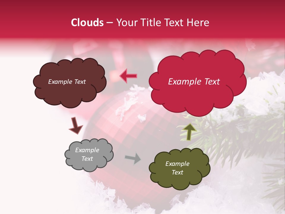 Space Miracle Flake PowerPoint Template