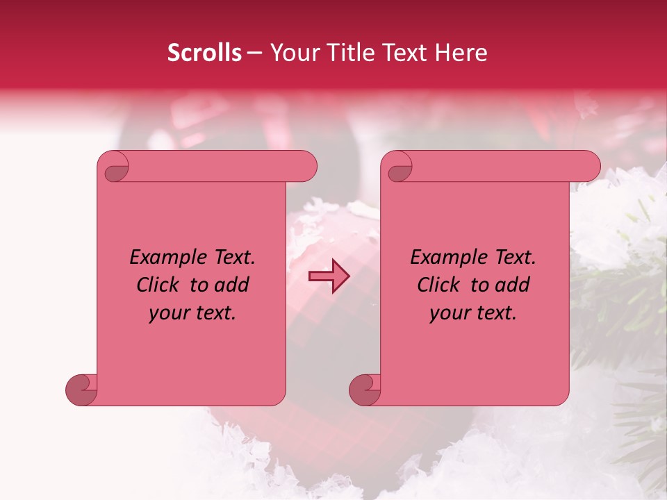Space Miracle Flake PowerPoint Template