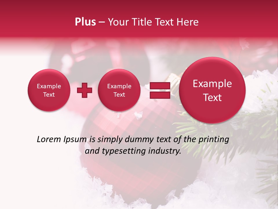 Space Miracle Flake PowerPoint Template