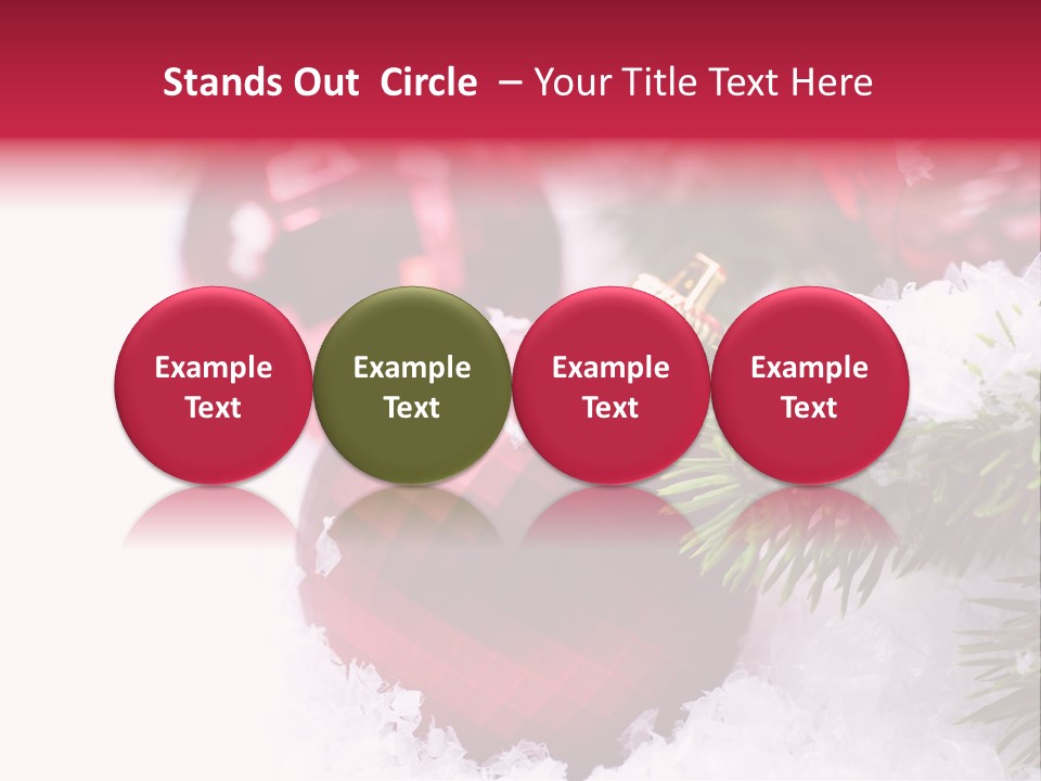 Space Miracle Flake PowerPoint Template