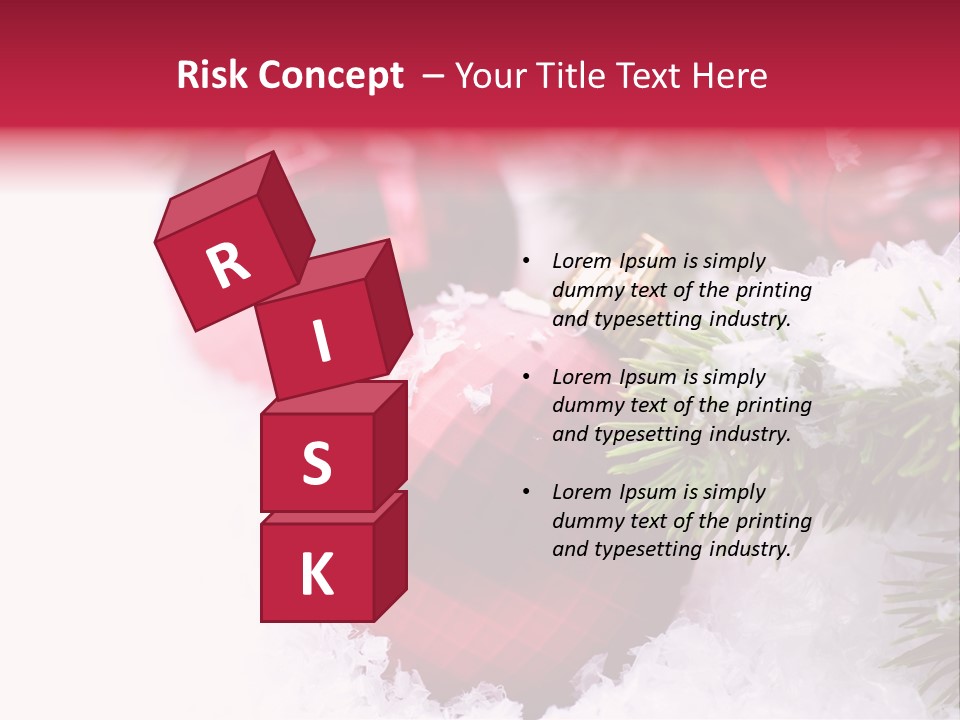 Space Miracle Flake PowerPoint Template