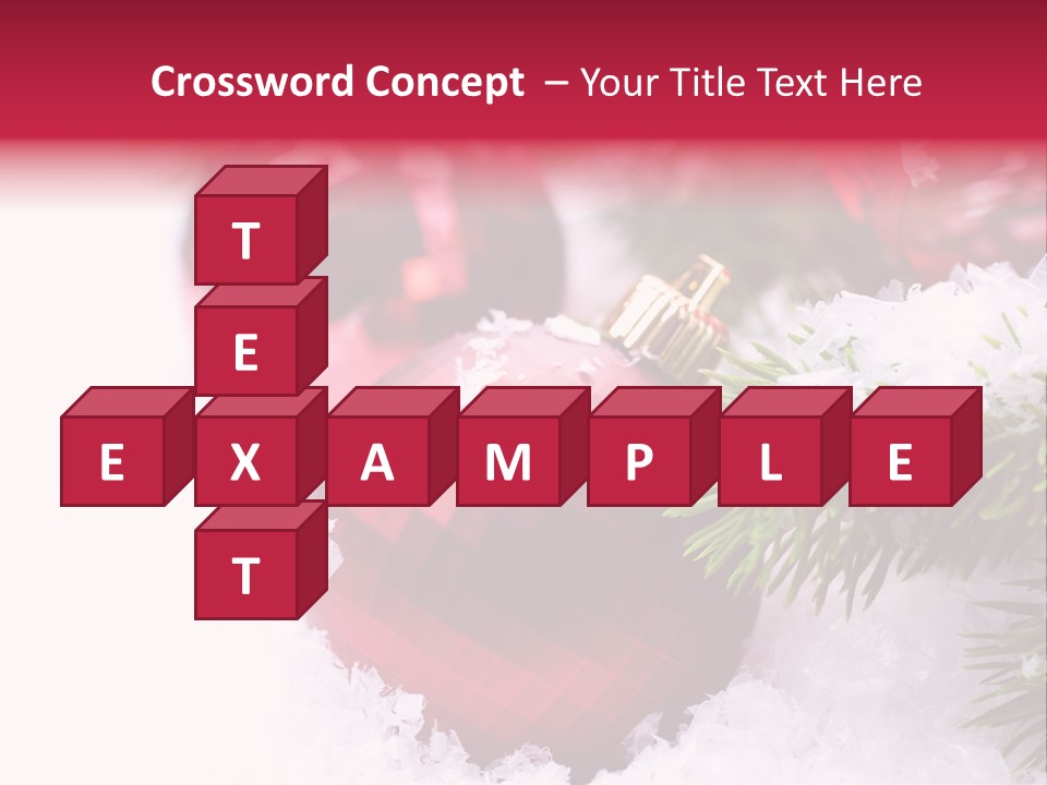 Space Miracle Flake PowerPoint Template