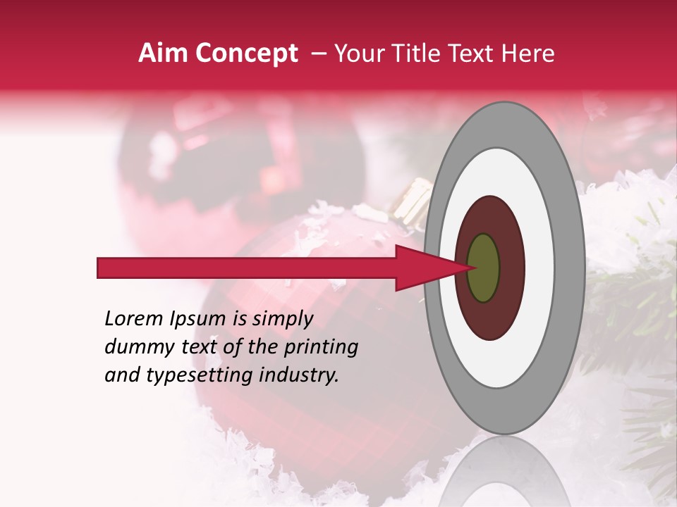 Space Miracle Flake PowerPoint Template