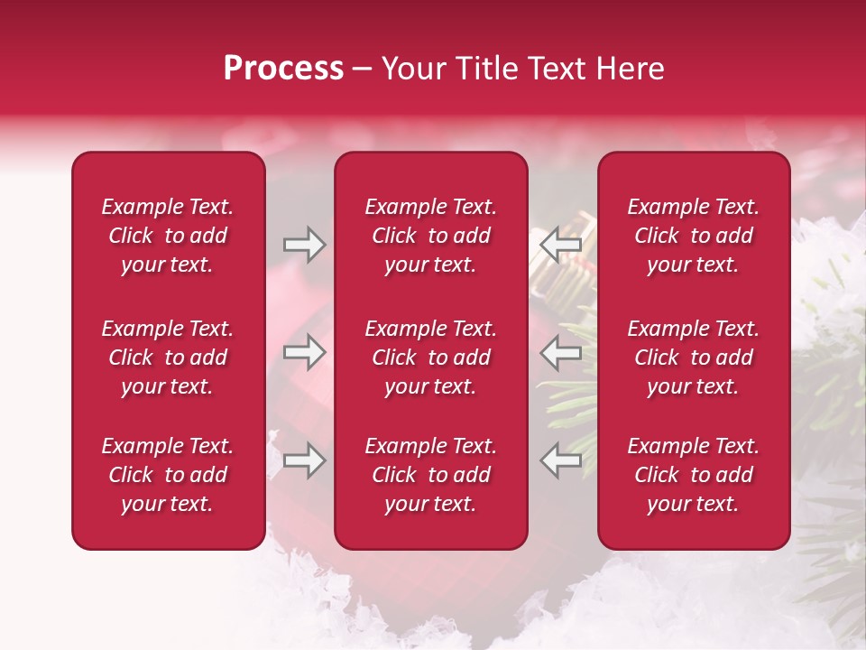 Space Miracle Flake PowerPoint Template