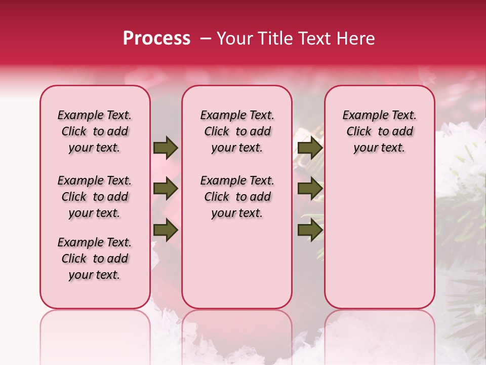 Space Miracle Flake PowerPoint Template