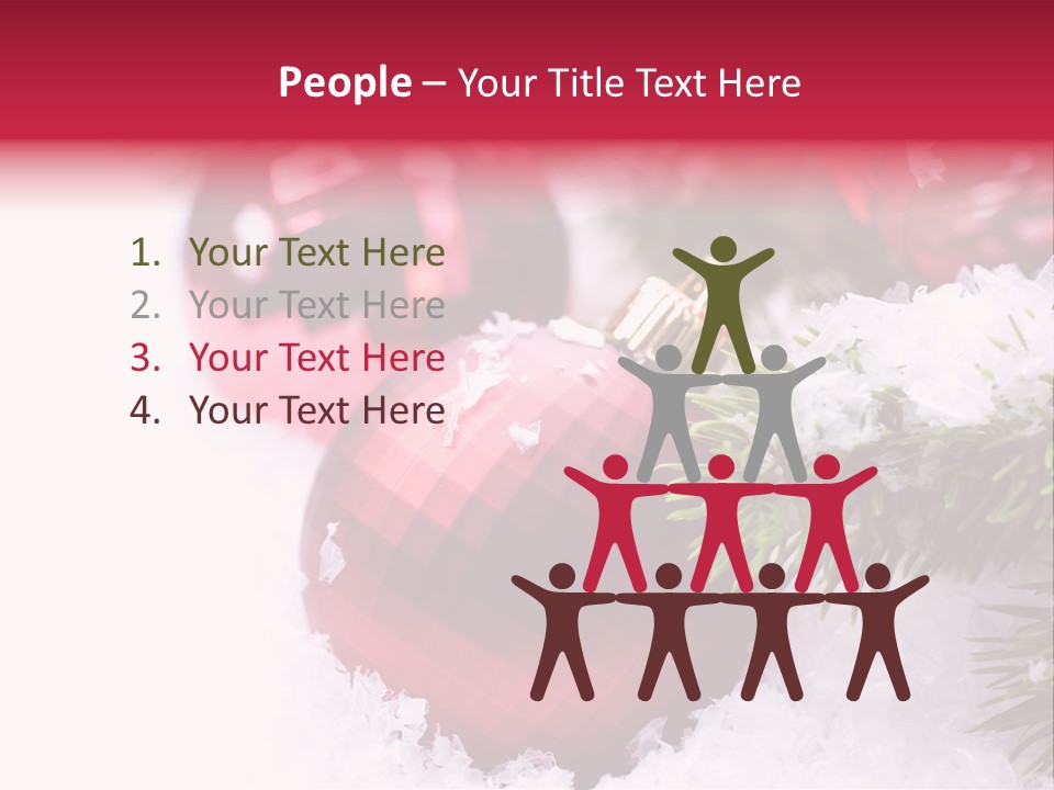 Space Miracle Flake PowerPoint Template