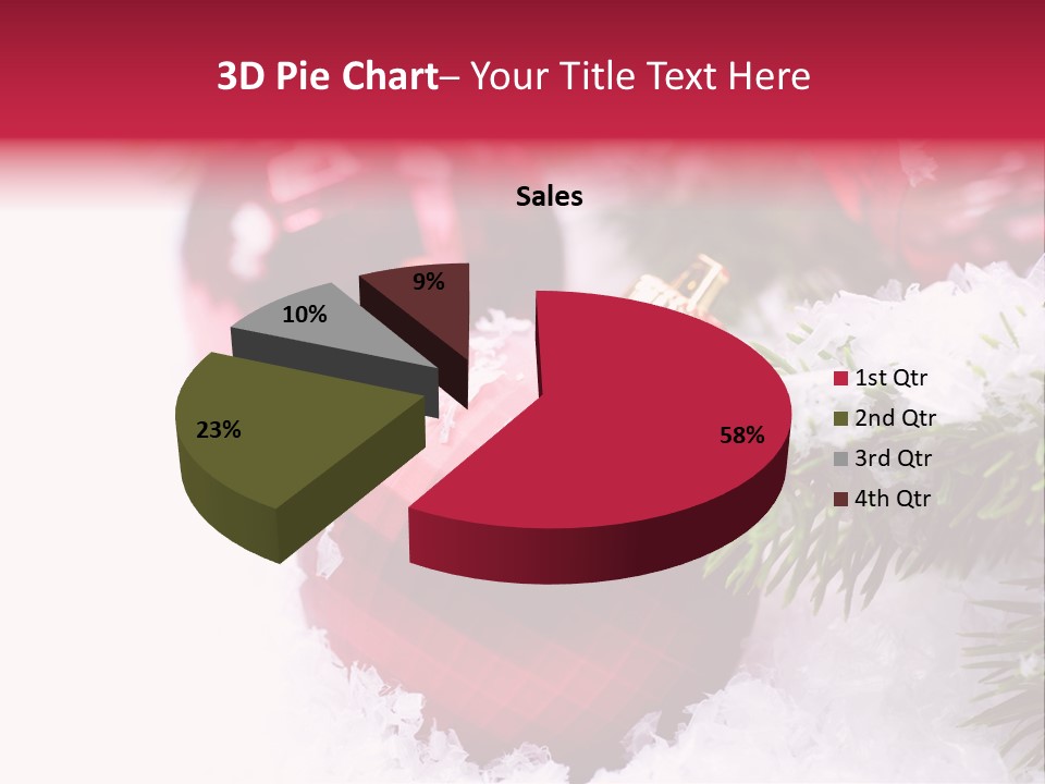 Space Miracle Flake PowerPoint Template