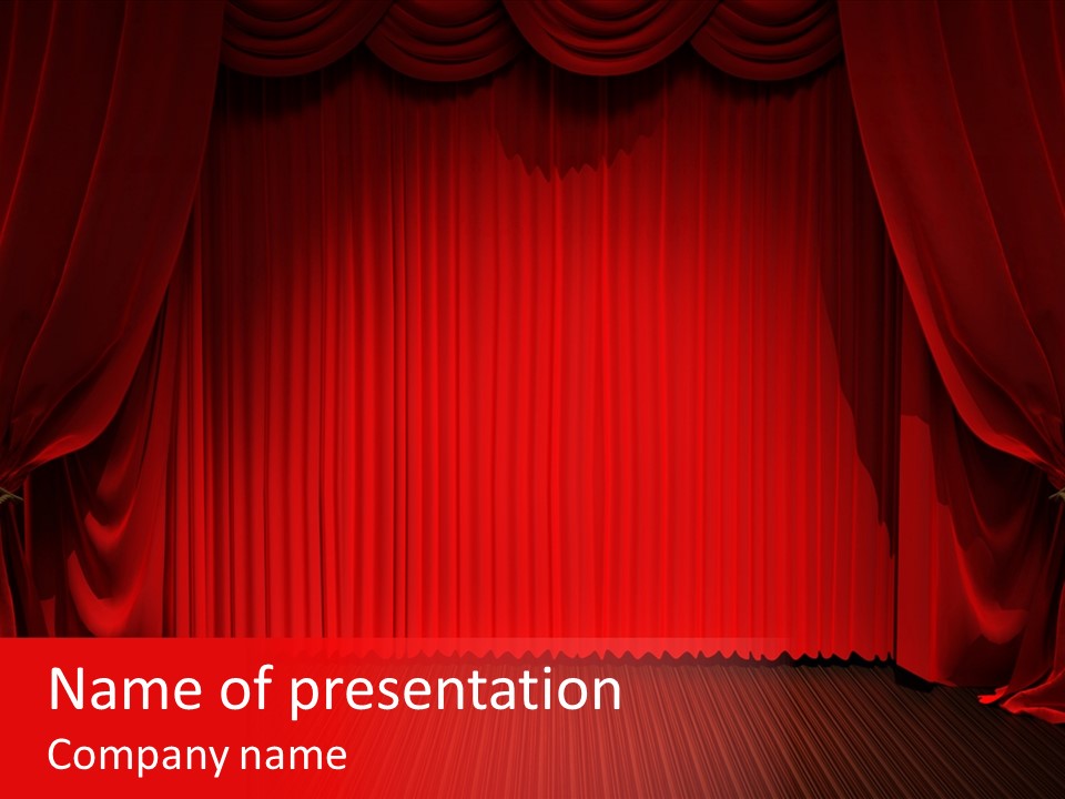School Theater PowerPoint Template