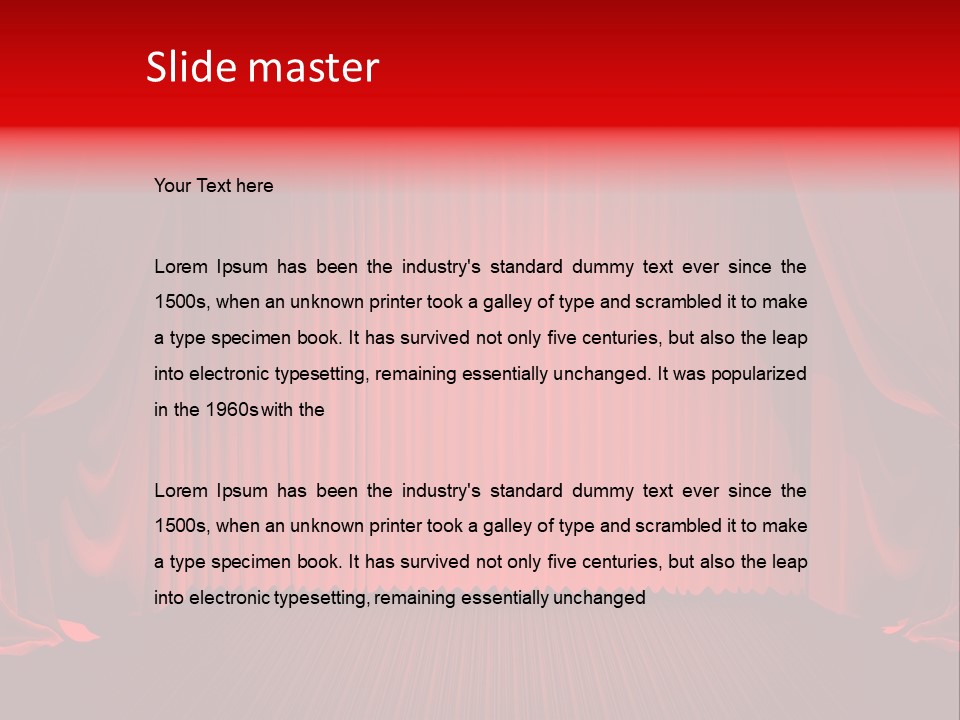 School Theater PowerPoint Template