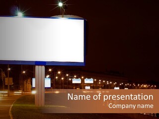 Billboard Night PowerPoint Template