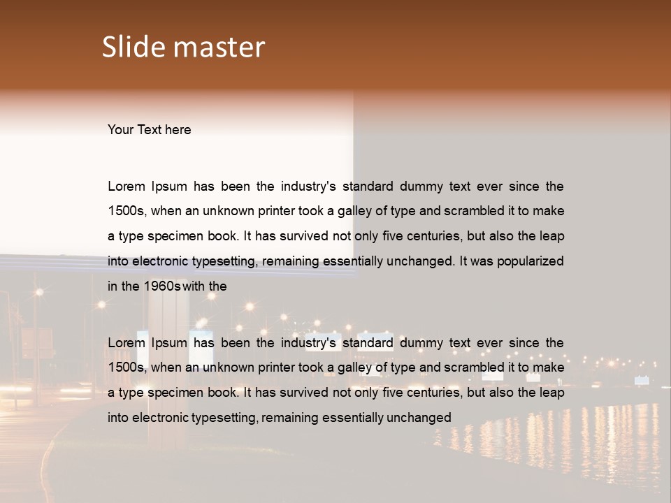 Billboard Night PowerPoint Template