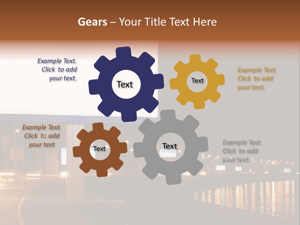 Billboard Night PowerPoint Template