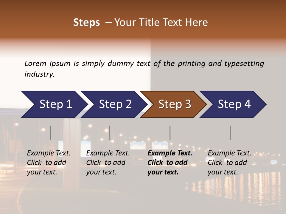 Billboard Night PowerPoint Template