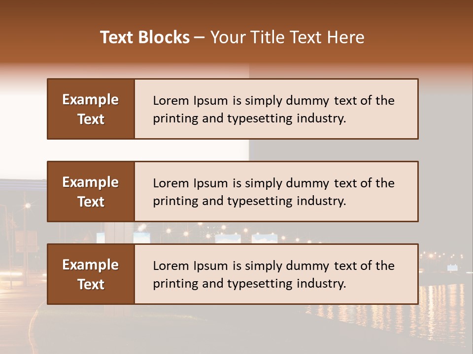 Billboard Night PowerPoint Template