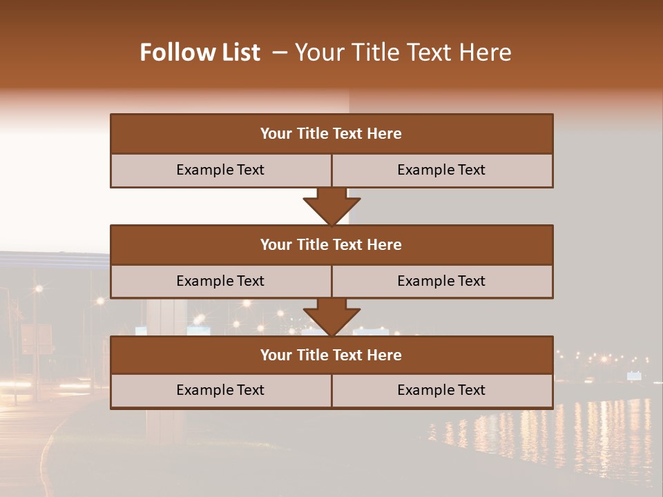 Billboard Night PowerPoint Template