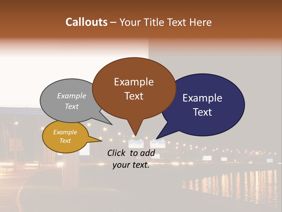 Billboard Night PowerPoint Template