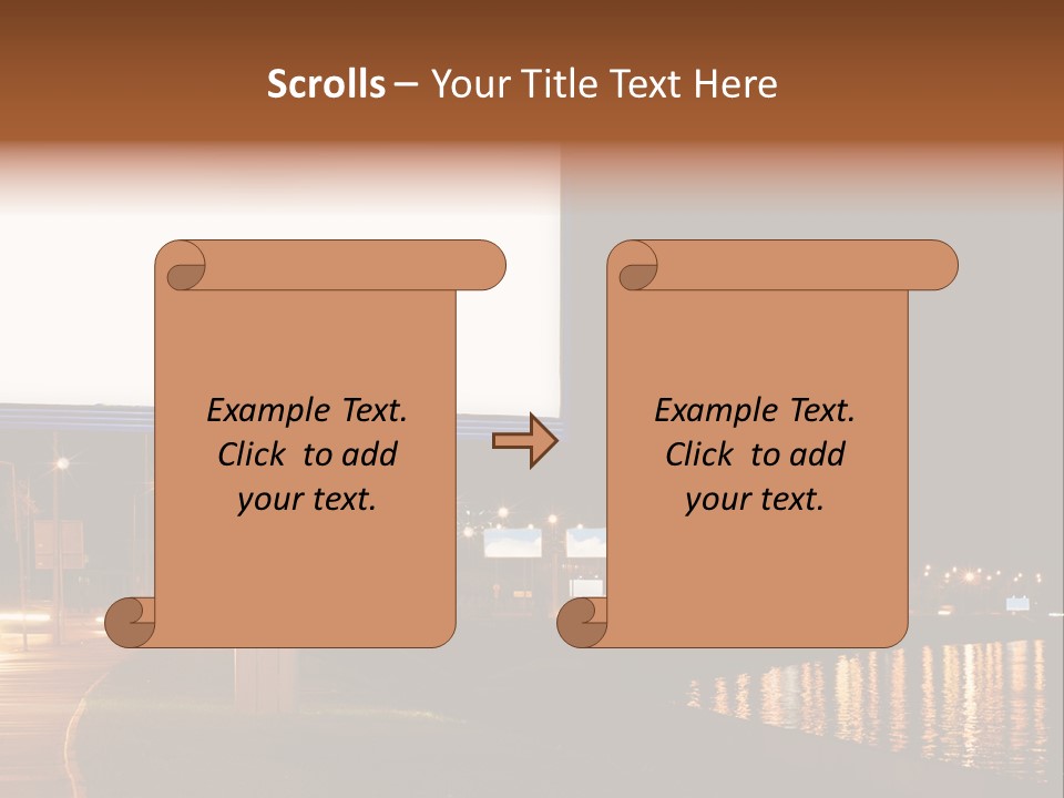 Billboard Night PowerPoint Template